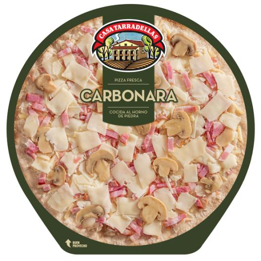 PIZZA FRESCA  CARBONARA CASA TARRADELLAS 400G