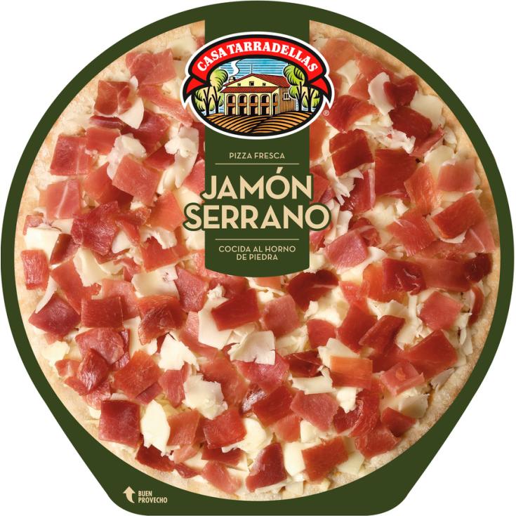 PIZZA FRESCA JAMÓN SERRANO CASA TARRADELLAS 390G