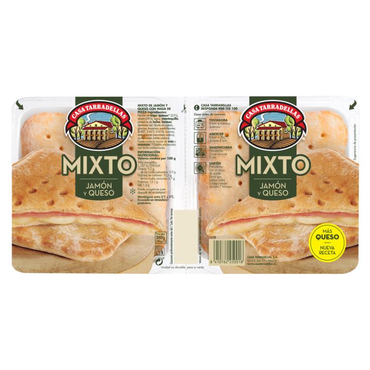 SÁNDWICH MIXTO JAMÓN/QUESO CASA TARRADELLAS P2 240G