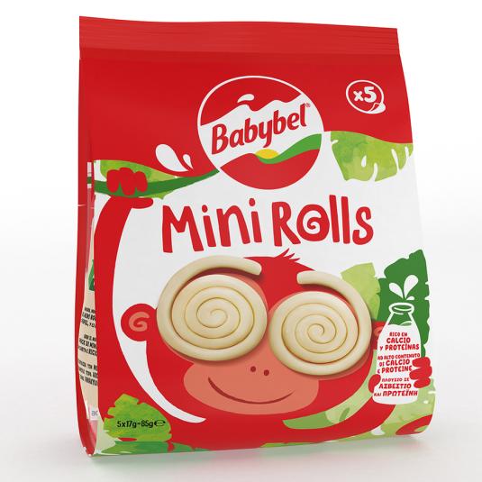 QUESO FUNDIDO MINI ENROLLADO BABYBEL P5 85G