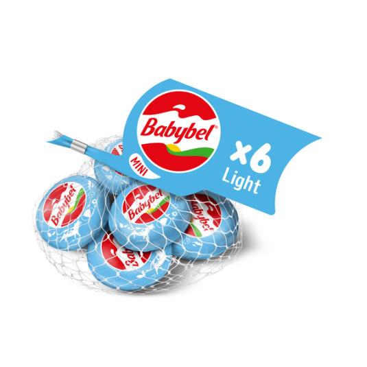 QUESO BOLA MNI S/LACTOSA LIGHT BABYBEL P6 120G