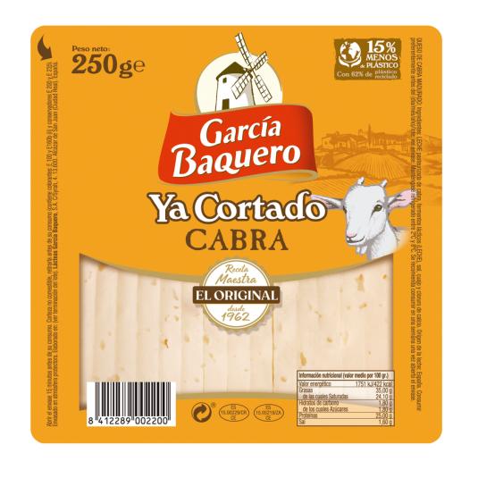 QUESO CABRA CORTADO CUÑA GARCÍA BAQUERO 250G