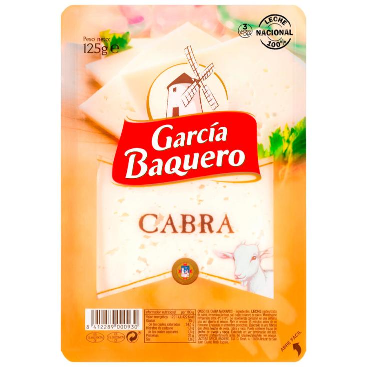 QUESO CABRA LONCHA GARCÍA BAQUERO 125G