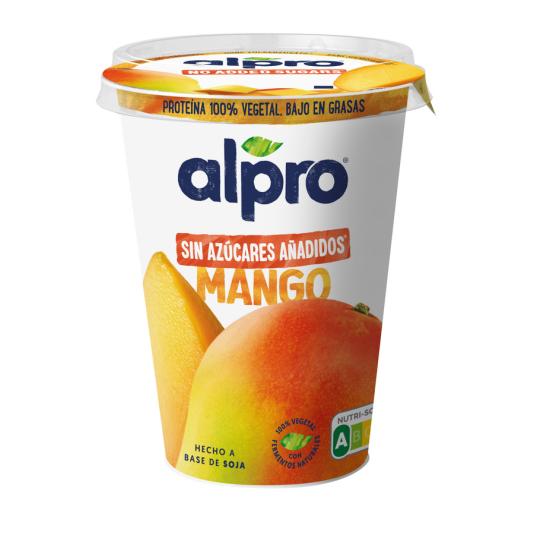 YOGUR VEGETAL S/AZUCAR MANGO ALPRO 400G