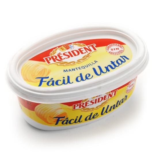 MANTEQUILLA FÁCIL DE UNTAR PRESIDENT 125G