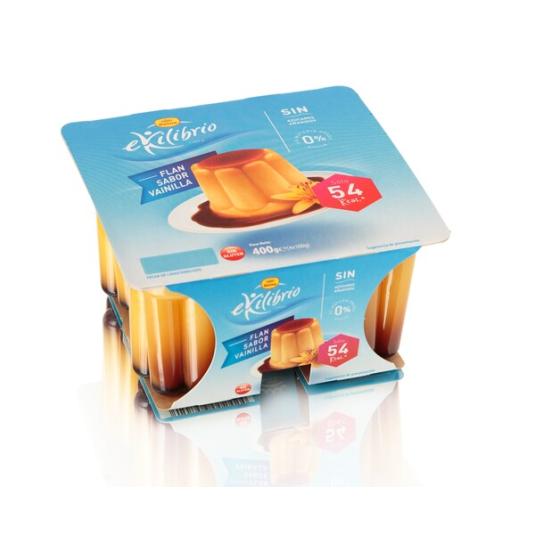 FLAN VAINILLA 0%MG S/GLUTEN S/AZU REINA P4 125G/U