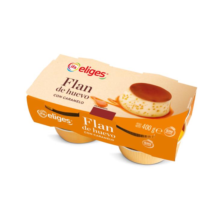 FLAN HUEVO  IFA ELIGES P4 100G/U