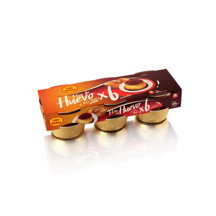 FLAN HUEVO  REINA P6 100G/U