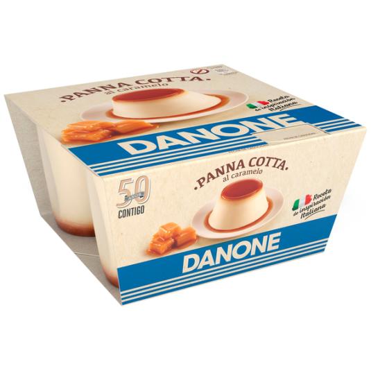 PANNACOTA CARAMELO DANONE P4 100G/U