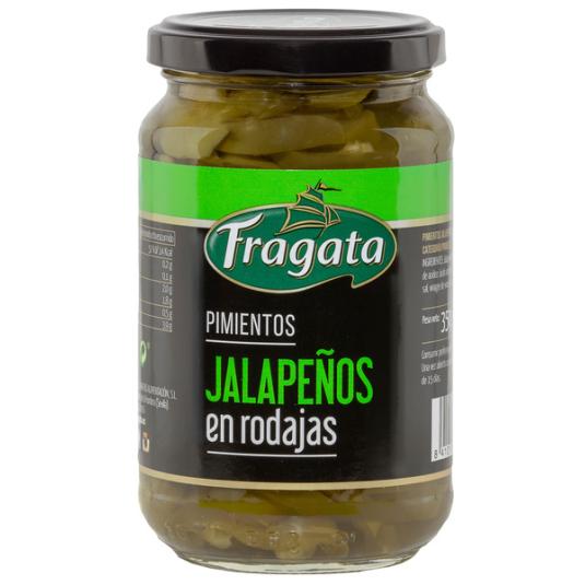 PIMIENTO JALAPEÑO RODAJAS C/ VINAGRE CRISTAL LA FRAGATA 200G ESCURR