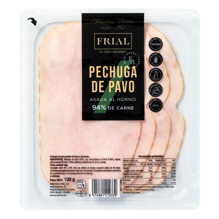 PECHUGA PAVO ASADA LONCHAS FRESCAS FRIAL 100G