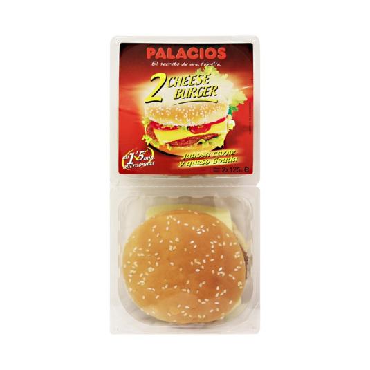 HAMBURGUESA QUESO PALACIOS 250G