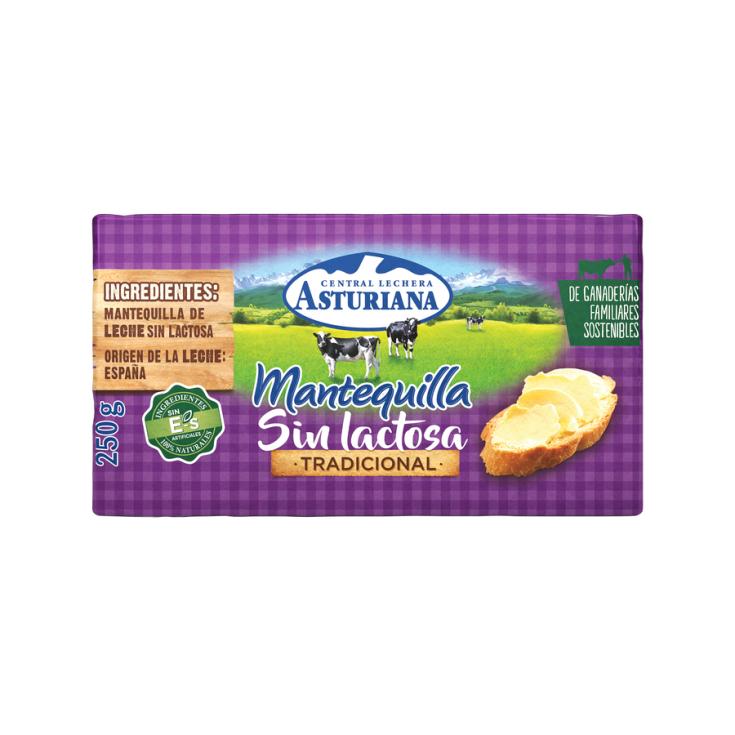 MANTEQUILLA S/LACTOSA ASTURIANA 250G