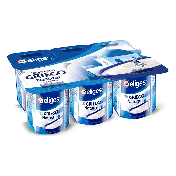 YOGURT GRIEGO NATURAL IFA ELIGES P6 125G