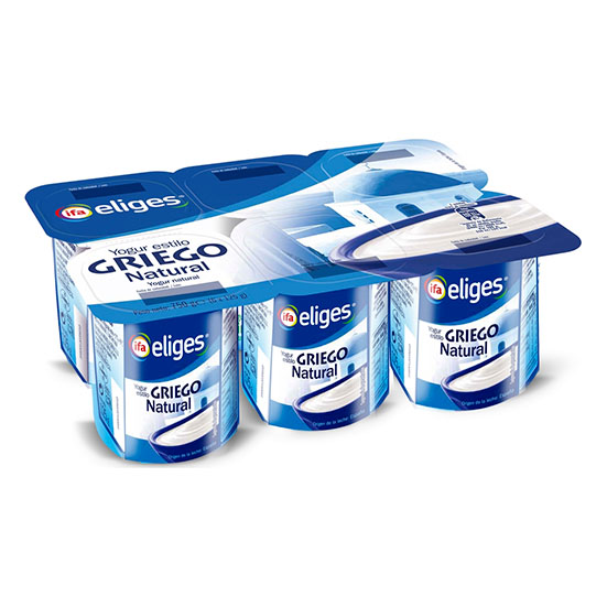 YOGURT GRIEGO NATURAL IFA ELIGES P6 125G
