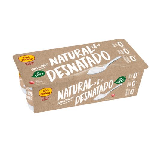 YOGUR CERO NATURAL DESNT EDULC REINA 8X125G