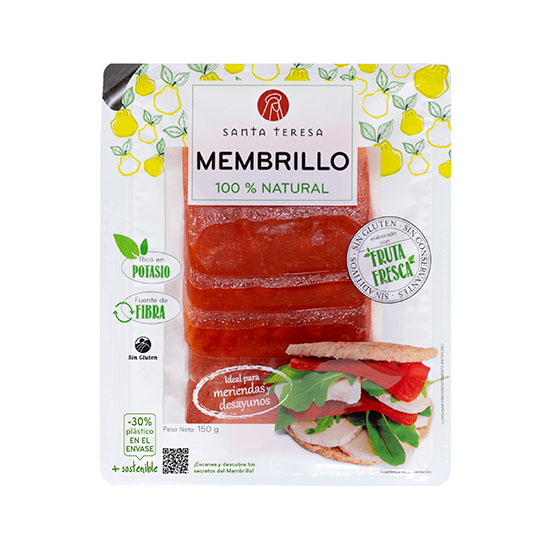 Membrillo 100% natural lonchas Santa Teresa 150g