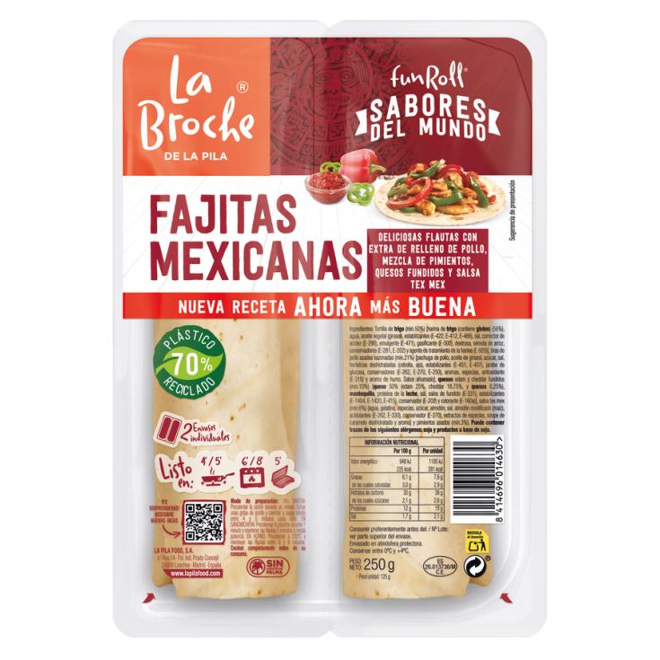 FUNROLL FAJITAS MEXICANAS LA BROCHE 250G