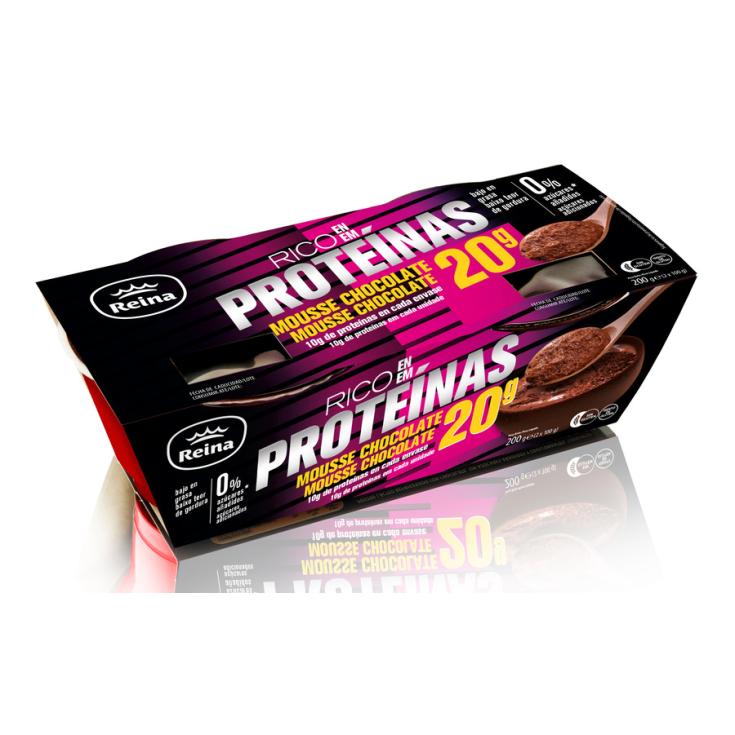 MOUSSE CHOCOLATE PROTEINAS REINA P2 100G/U