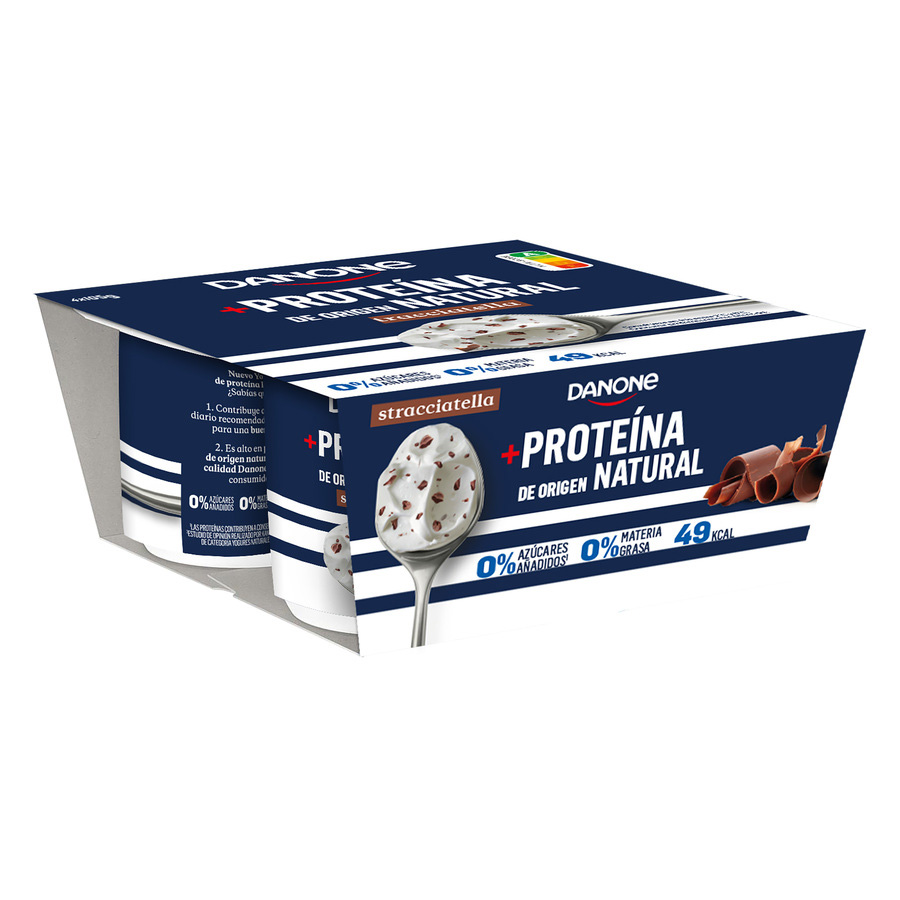 YOGUR PROTEINA STRACCIATELLA DANONE P4 100G/U