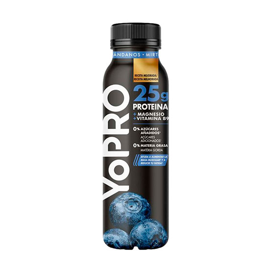 YOGUR LIQUIDO PROTEINA ARANDANOS DESNATADO 0% YOPRO 300G
