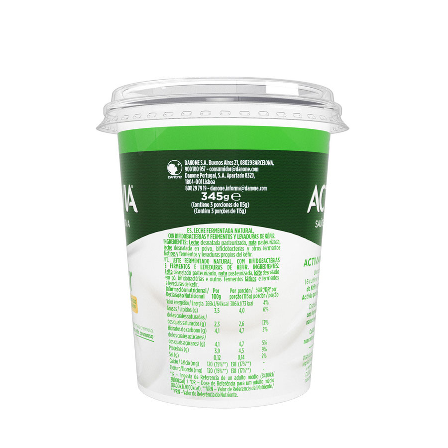KEFIR NATURAL ACTIVIA DANONE 320G