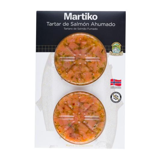 TARTAR DE SALMON AHUMADO MARTIKO P2 75G/U