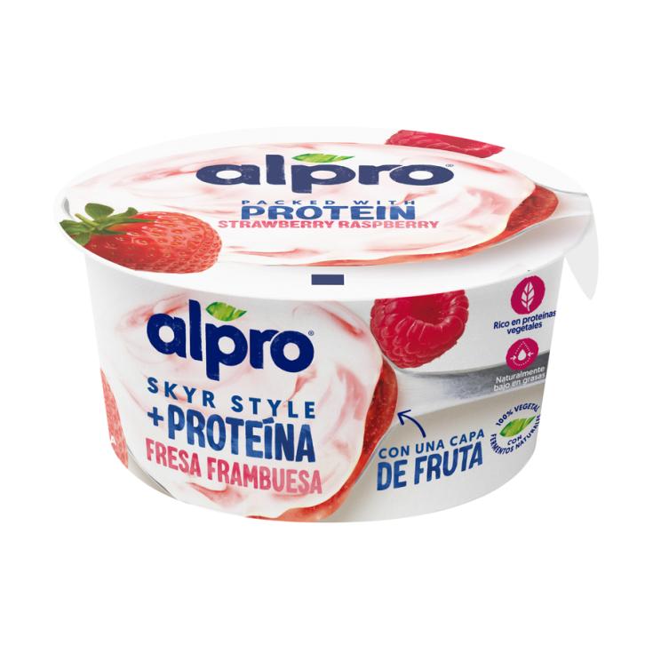 YOGUR VEGETAL SKYR STYLE CAPA FRES/FRAMB ALPRO 150G