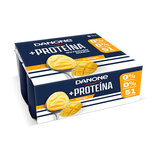 YOGUR PROTEINA MANGO DANONE P4 100G/U