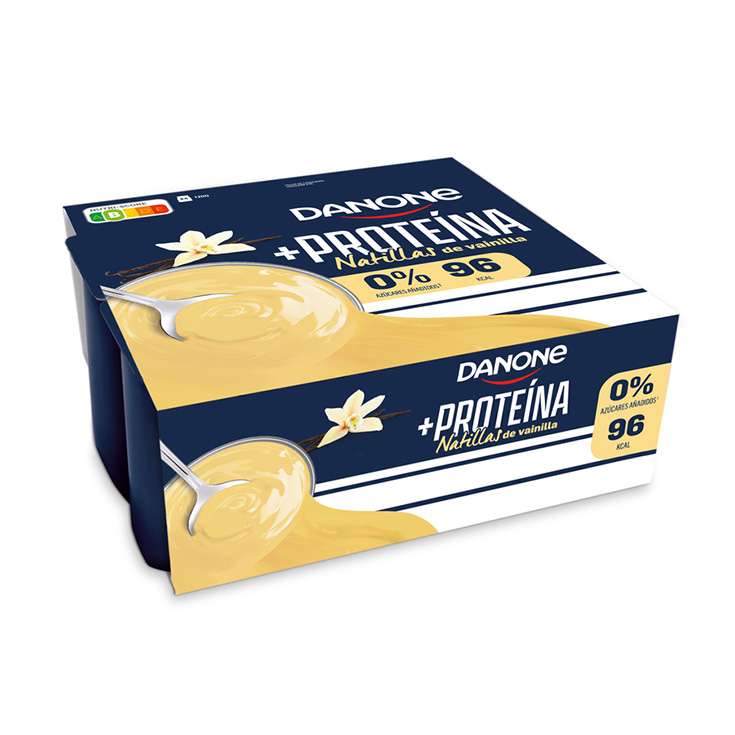 NATILLA VAINILLA PROTEINAS DANONE P4 120G/U