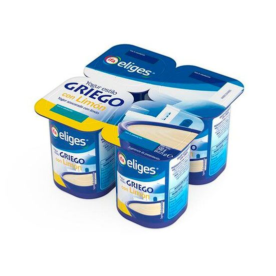 Yogur griego sabor limon Ifa eliges p4 125g