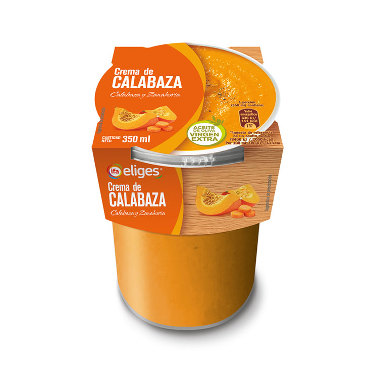 CREMA CALABAZA REFRIGERADA IFA ELIGES 350ML