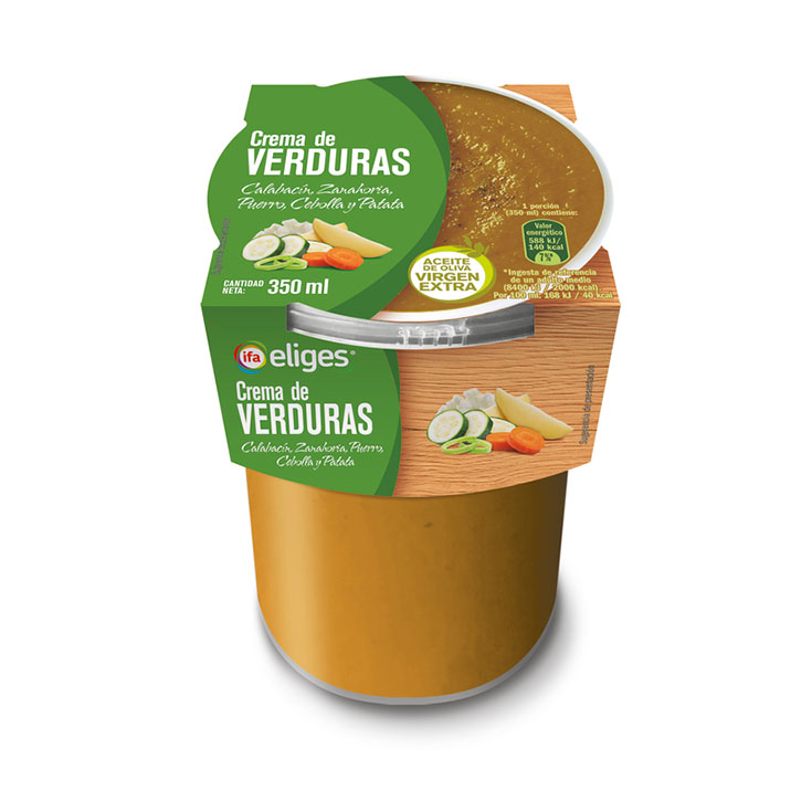 CREMA VERDURAS REFRIGERADA IFA ELIGES 350ML