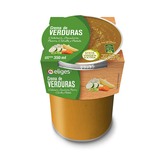 CREMA VERDURAS REFRIGERADA IFA ELIGES 350ML