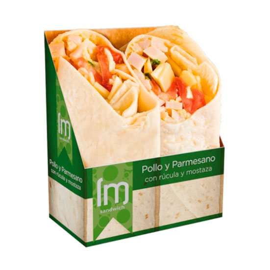 WRAPS POLLO Y PARMESANO LM 205G