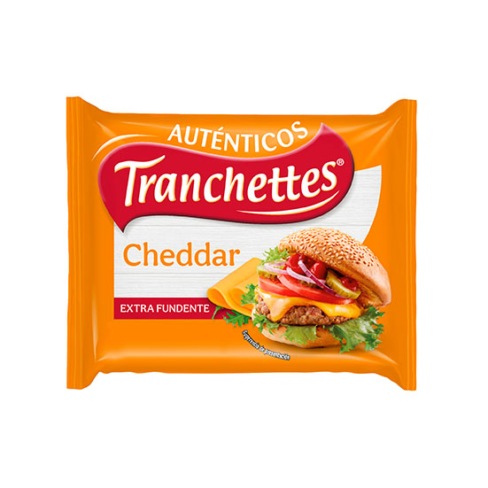 Queso fundido cheddar lonchas Tranchettes 8u 150g