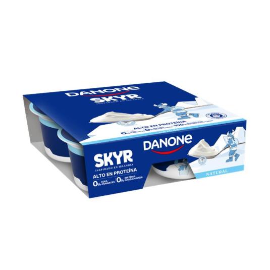 SKYR NATURAL DANONE P4 100G/U