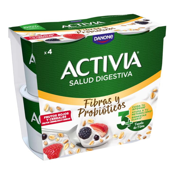 YOGUR BIFIDUS CEREALES/FR.ROJOS DANONE P4 115G/U