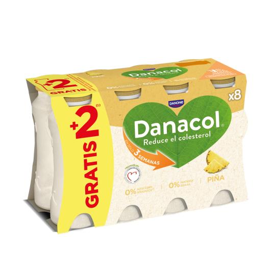 YOGUR LIQUIDO PIÑA DANACOL DANONE P8 100G/U