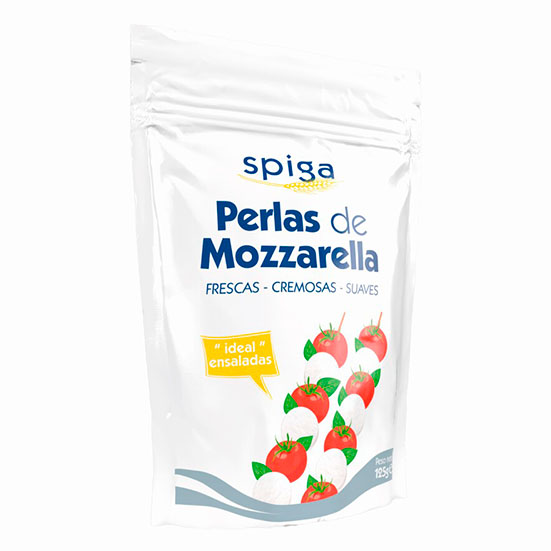 MOZZARELLA PERLAS SPIGA 125G