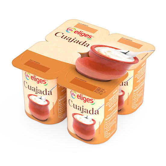 CUAJADA NATURAL  IFA ELIGES P4 125G/U