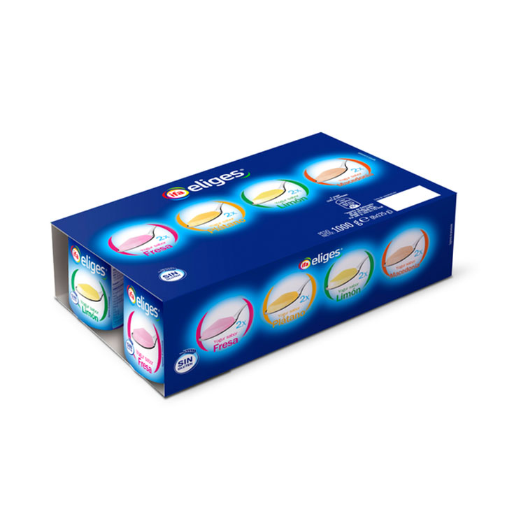 YOGUR SABORES FR/PLA/LIM/MAC IFA ELIGES P8 125G/U