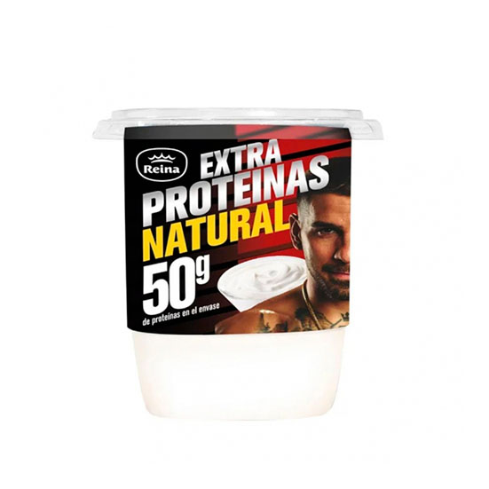 Yogur extra proteina natural Reina 500g