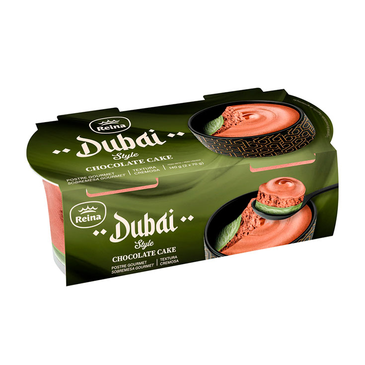 MOUSSE CHOCOLATE AL ESTILO DUBAI REINA P2 70G/U