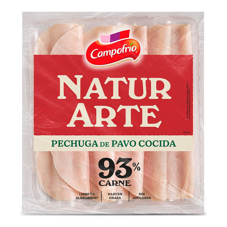 PECHUGA PAVO LONCHAS NATURARTE 105G