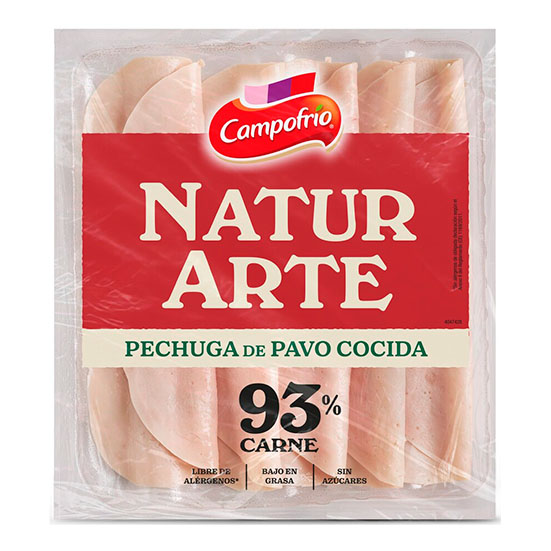 PECHUGA PAVO LONCHAS NATURARTE 105G