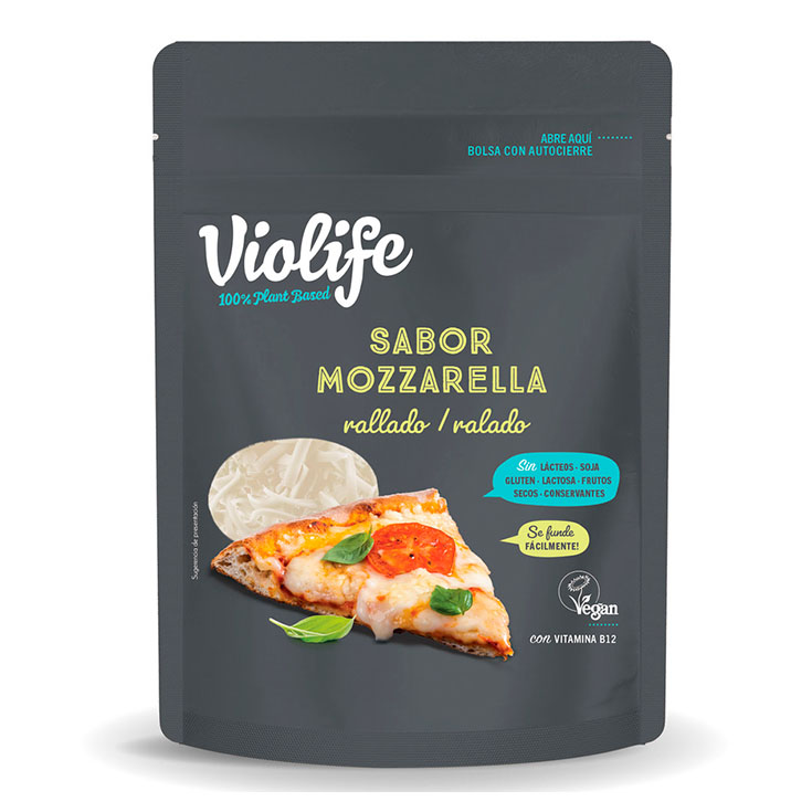 RALLADO VEGANO SABOR MOZZARELLA VIOLIFE 200G