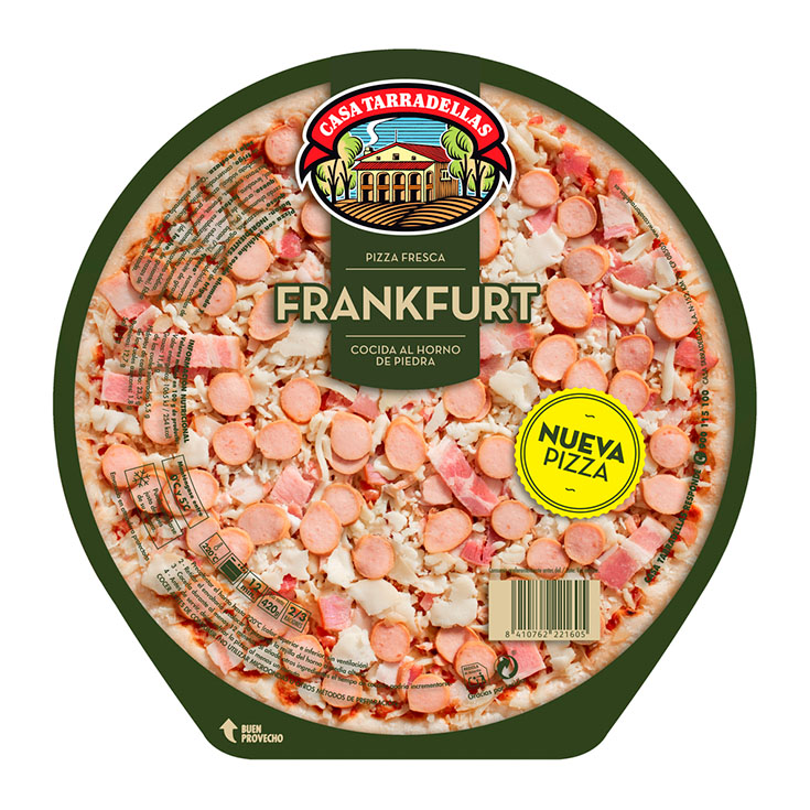 PIZZA FRESCA FRANKFURT CASA TARRADELLAS 420G