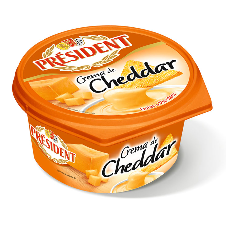 CHEDDAR PRESIDENT 125G