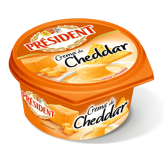 CHEDDAR PRESIDENT 125G